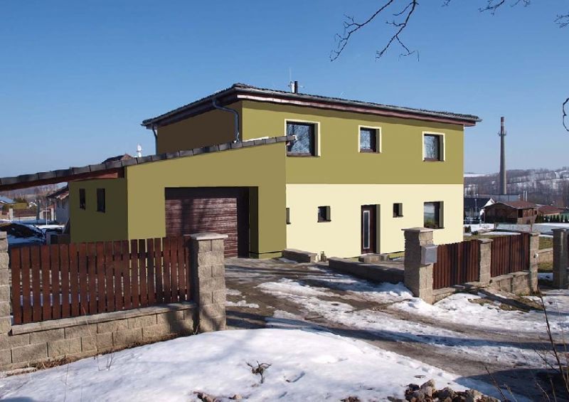 Vizualizace fasády - návrh 10