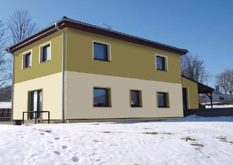 Vizualizace fasády - návrh 2