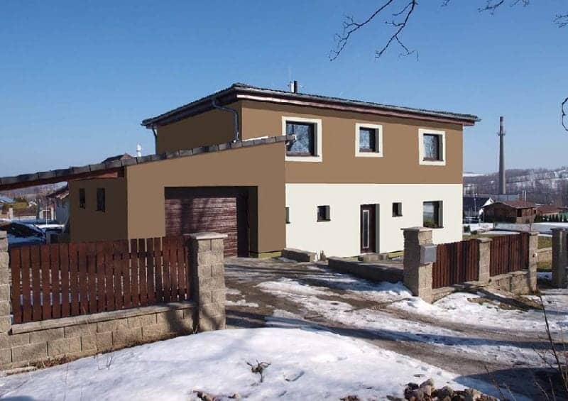 Vizualizace fasády - návrh 7